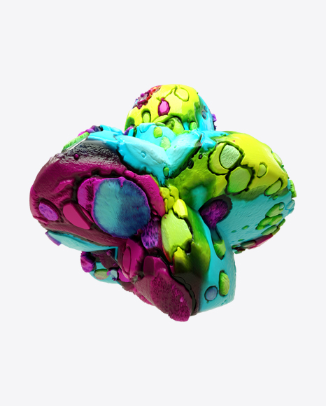 Colored Abstract Object PNG