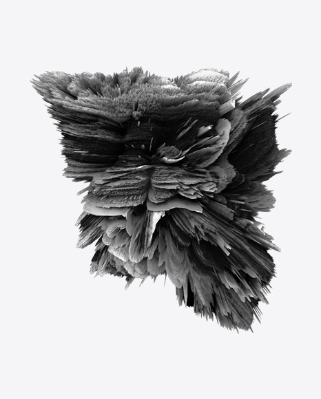 Gray Abstract Object PNG