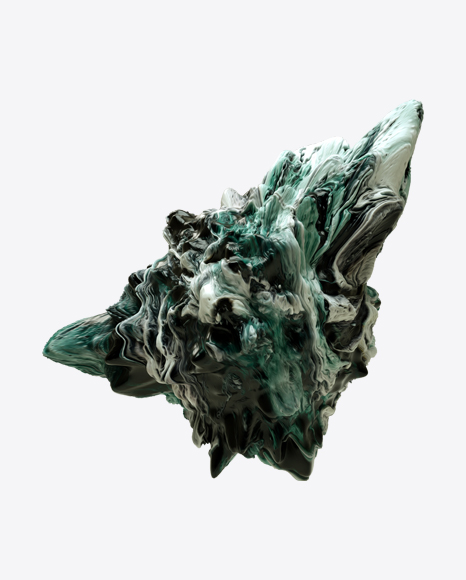 Colored Abstract Object PNG