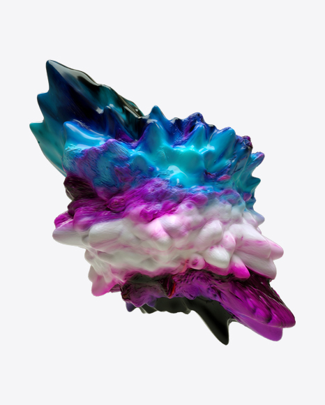 Colored Abstract Object PNG