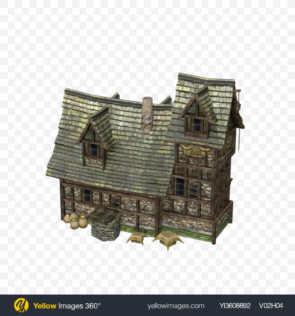 Download Medieval House Transparent PNG on YELLOW Images