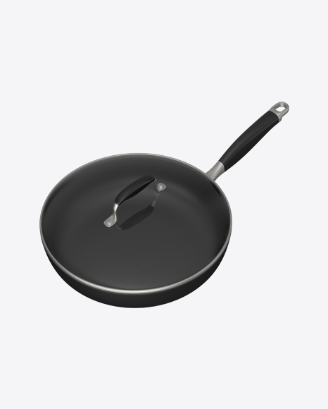 Frying Pan with Cap PNG