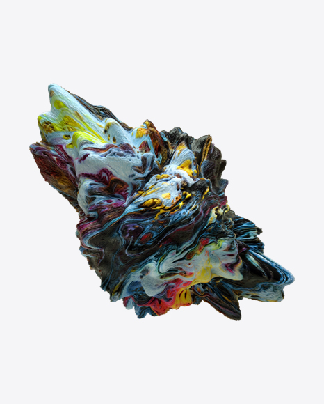 Colored Abstract Object PNG