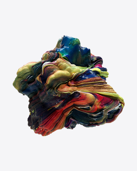 Colored Abstract Object PNG