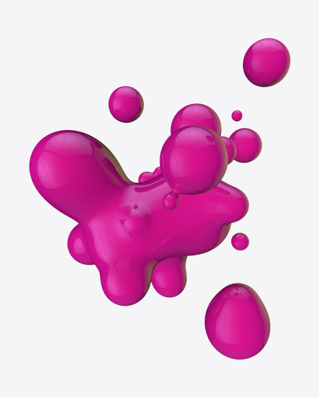 Pink Metaball Element PNG