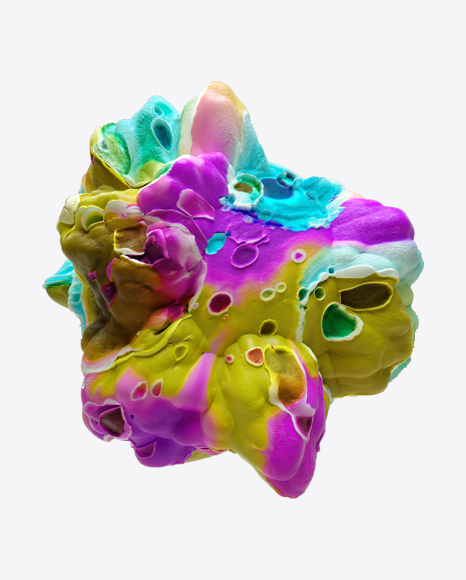 Colored Abstract Object PNG