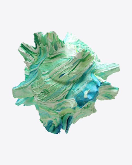 Colored Abstract Object PNG