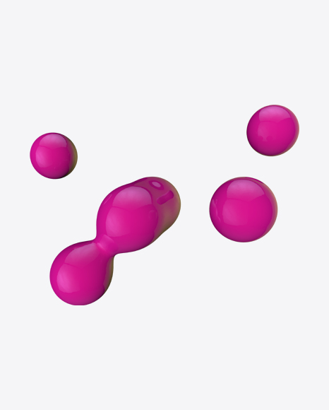 Pink Metaball Element PNG