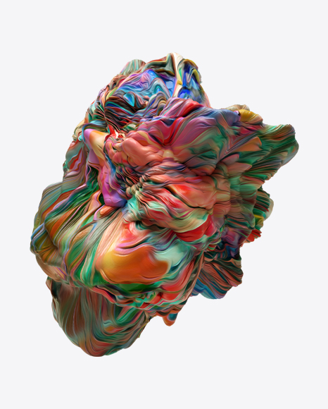 Colored Abstract Object PNG