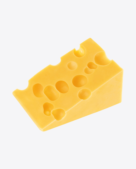 Maasdam Cheese Block PNG