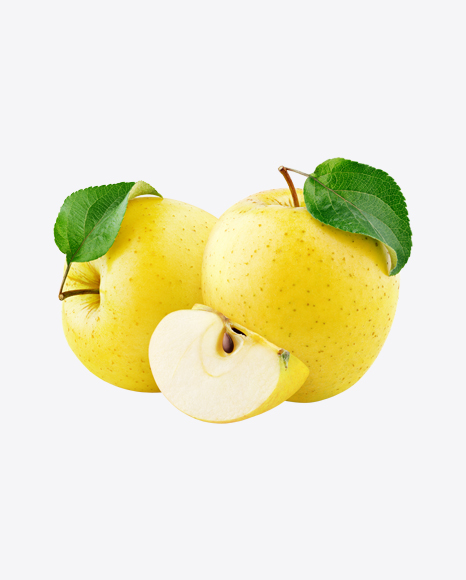 Yellow Apples Set PNG