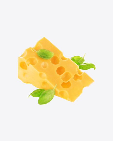 Maasdam Cheese Block PNG