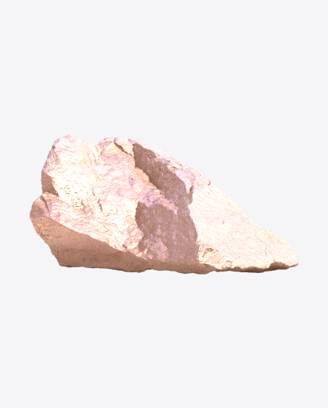 Golden Rough Rock PNG