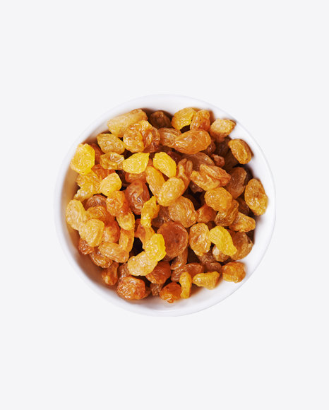 Raisins in Bowl