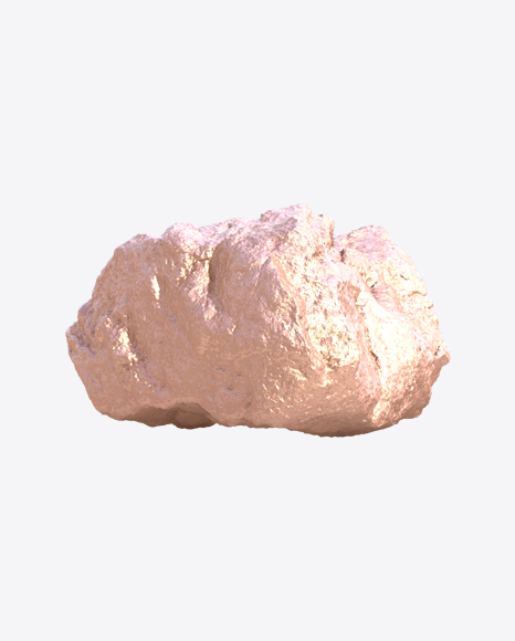 Golden Rough Rock PNG