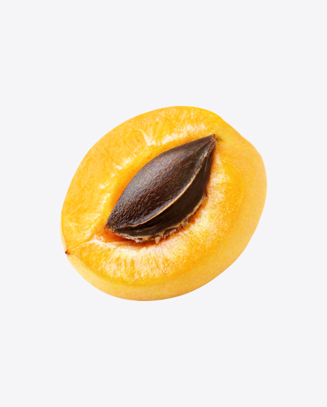 Half of Apricot PNG