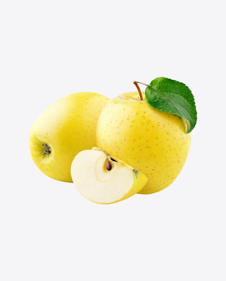 Yellow Apples Set PNG