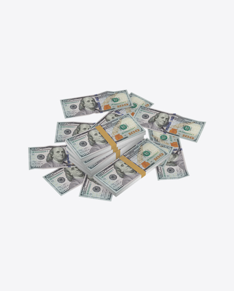 100 Dollars Banknotes PNG