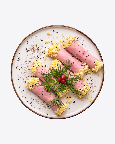 Stuffed Ham Rolls PNG