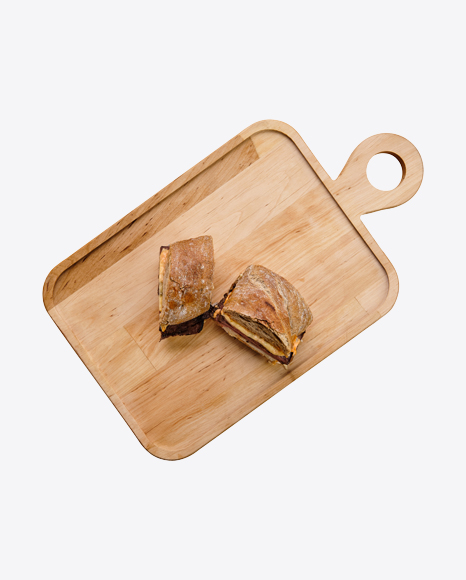 Rye Sandwiches w/ Ham & Cheese PNG