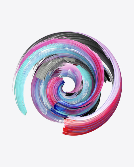 Colorful Paint Stroke