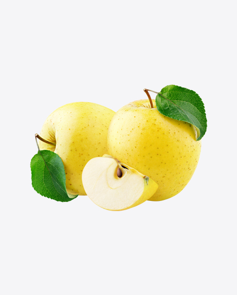 Yellow Apples Set PNG