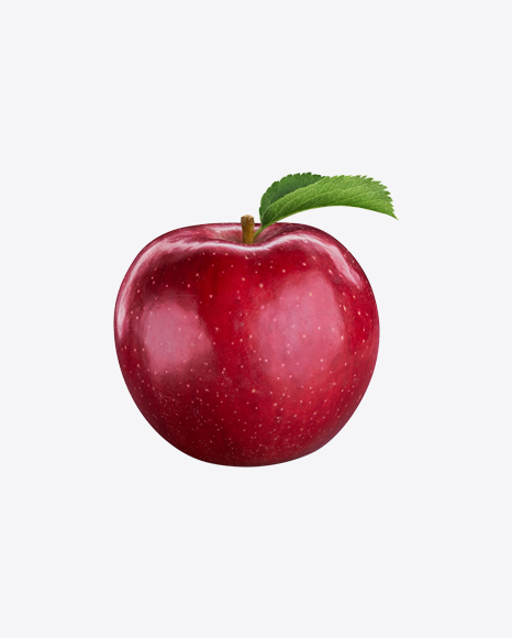 Red Apple w/ Leaf