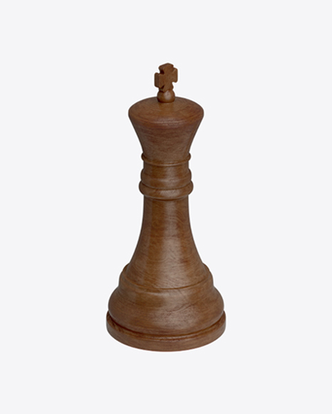 Chess Black King Piece