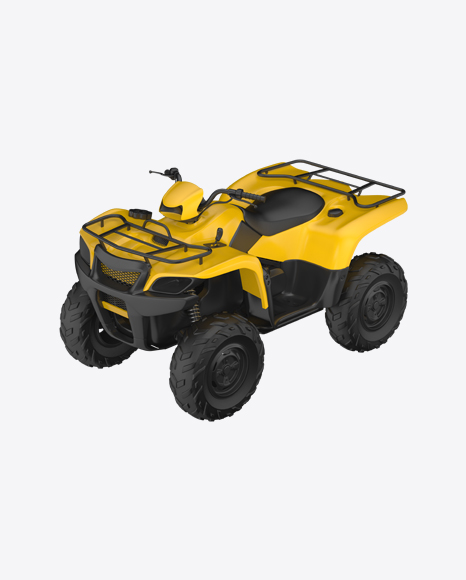 Yellow Quad Bike PNG