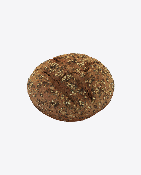 Round Rye Bread PNG