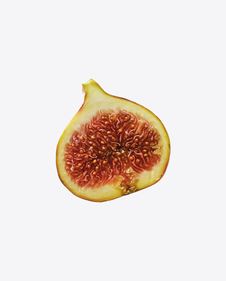 Half of Fig Fruit PNG