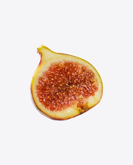 Half of Fig Fruit PNG