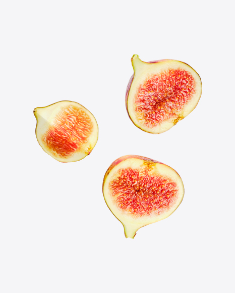 Fig Fruit Halves PNG