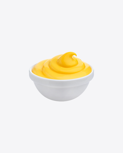 Cheese Sauce in Bowl PNG