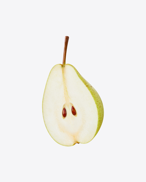 Green Pear Half
