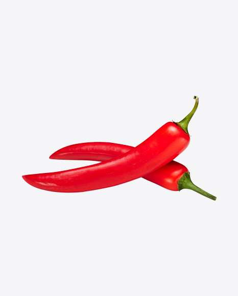 Two Red Chili Peppers