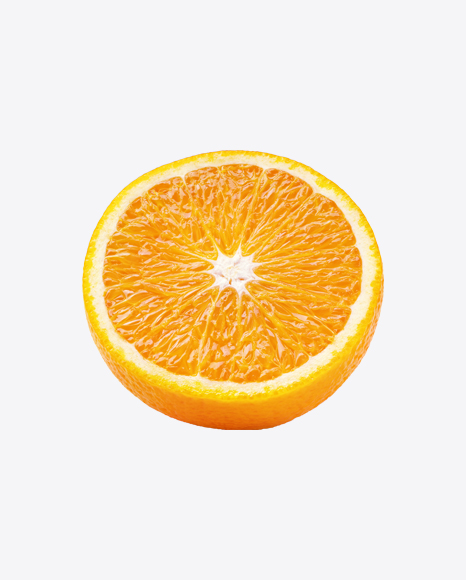 Half of Orange PNG