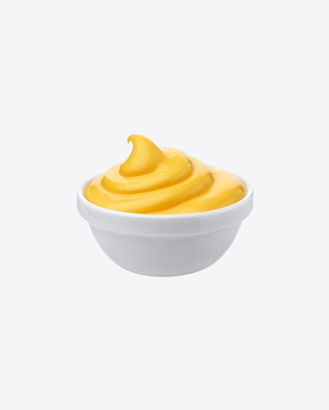 Cheese Sauce in Bowl PNG