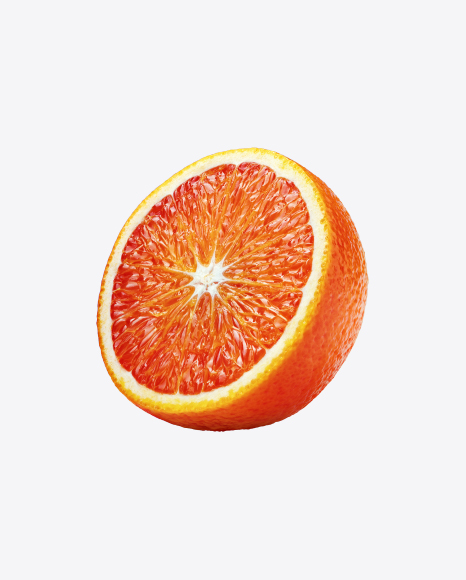 Half of Red Orange PNG