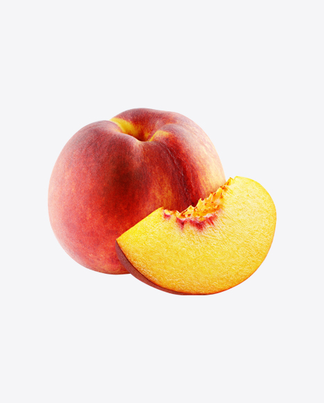Peach with Slice PNG