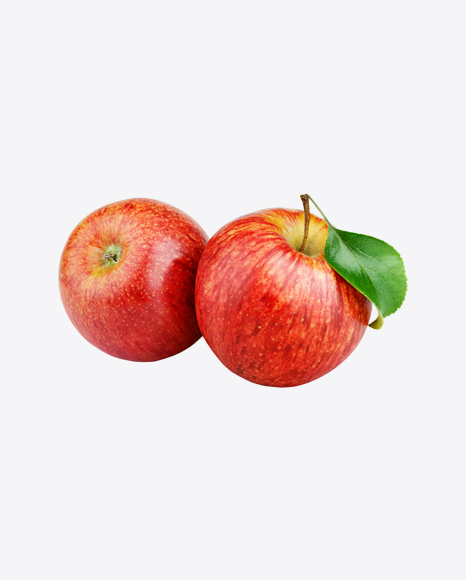 Two Red Apples PNG