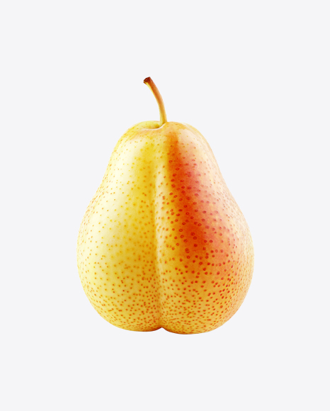 Yellow Pear PNG