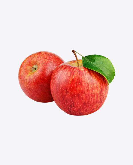 Two Red Apples PNG