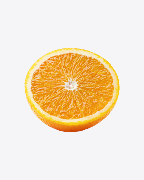 Half of Orange PNG