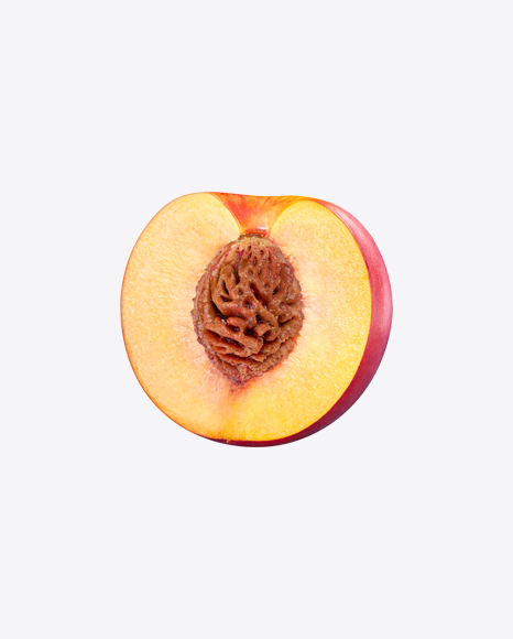 Half of Nectarine