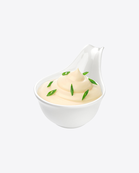 Mustard in Ceramic Bowl PNG