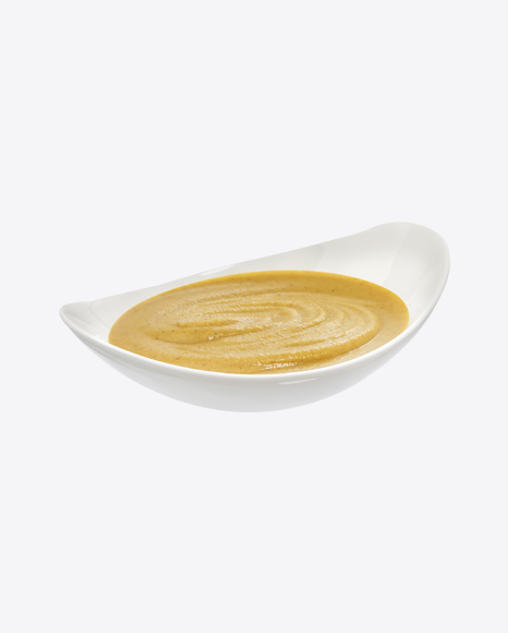 Mustard in Ceramic Bowl PNG