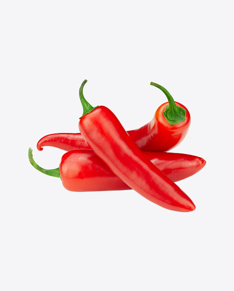 Three Red Chili Peppers