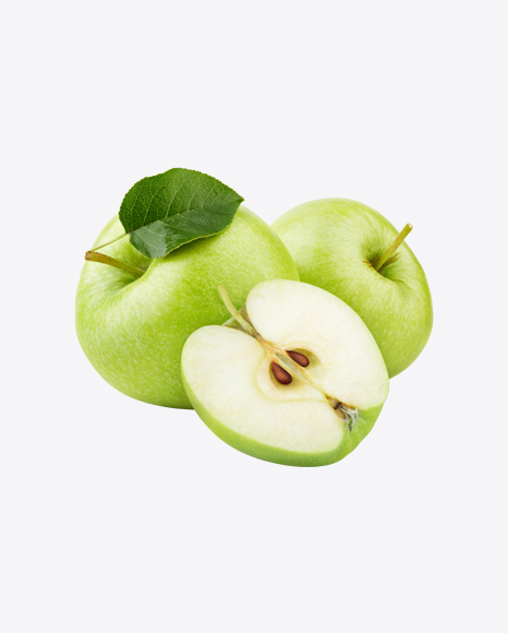 Green Apples Set PNG