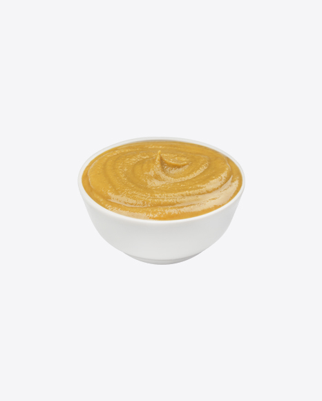 Mustard in Ceramic Bowl PNG